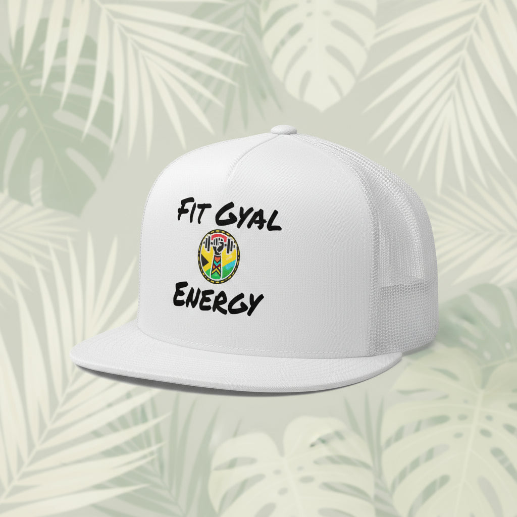 White Trucker Cap | Classic Trucker Cap | Fit Gyal Tings