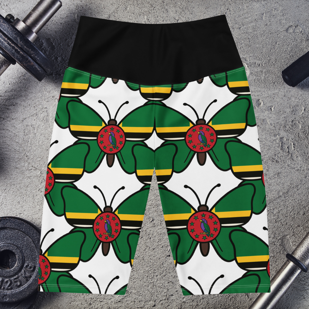 Dominica Butterfly Biker Shorts