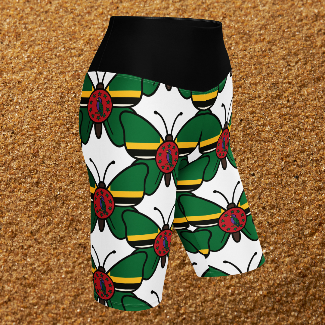 Dominica Butterfly Biker Shorts