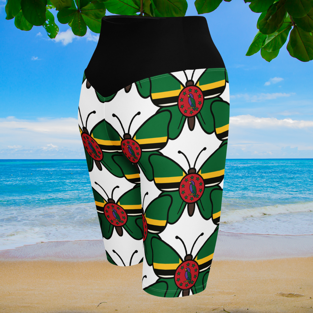 Dominica Butterfly Biker Shorts