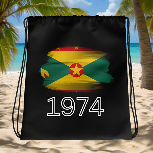 Small Drawstring Bag | Grenada Drawstring Bag | Fit Gyal Tings