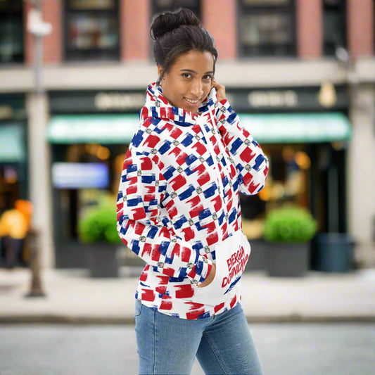 Women's Pullover Hoodie | Dominican Republic Hoodie | Fit Gyal Tings