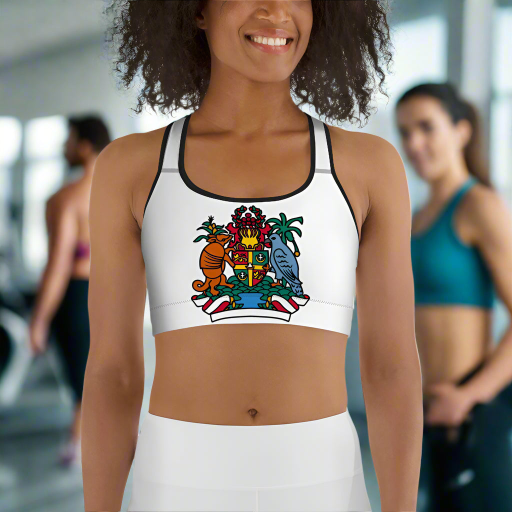 Push up Sports Bra | Grenada Sports Bra | Fit Gyal Tings