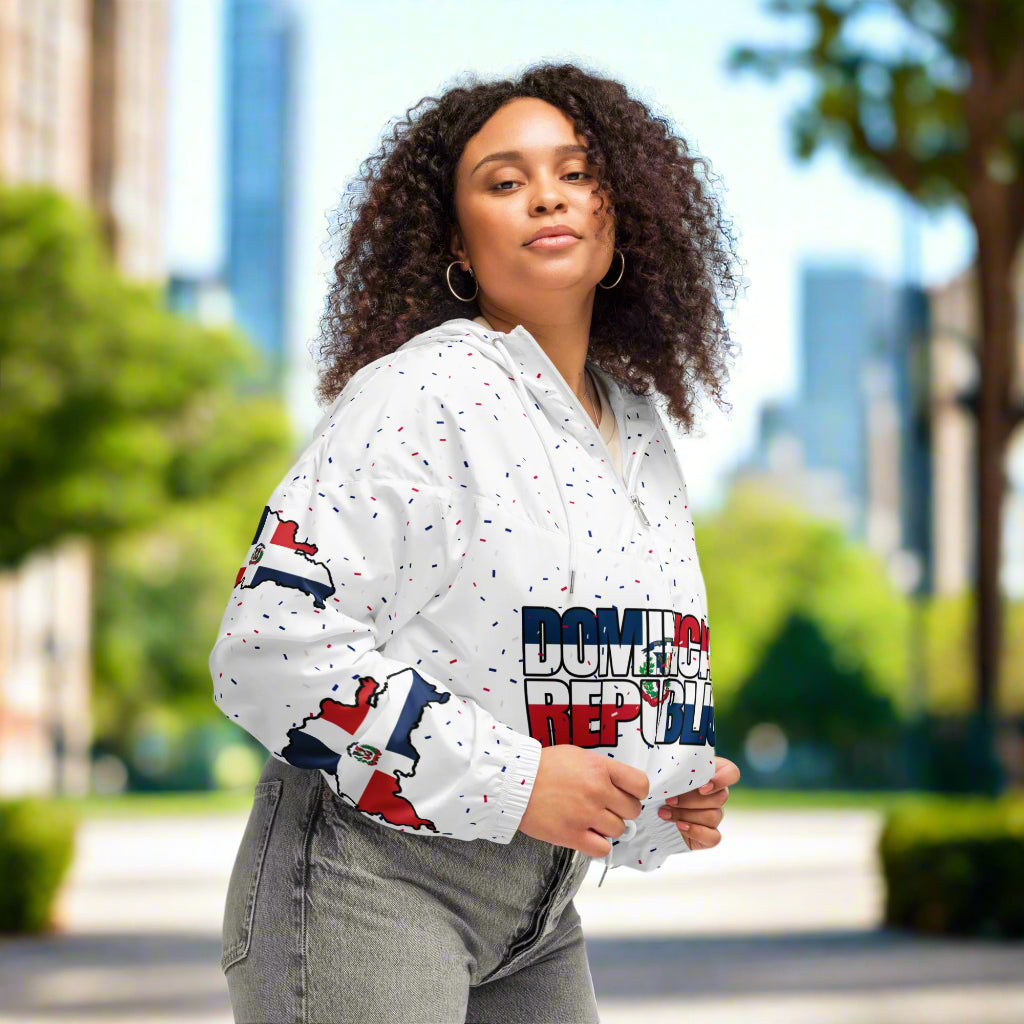 Crop Windbreaker Jacket | Women's Windbreaker Jacket | Fit Gyal Tings
