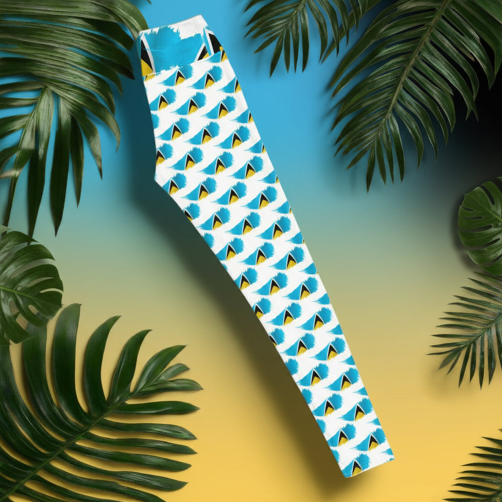 Women's Workout Leggings | Saint Lucia Leggings | Fit Gyal Tings