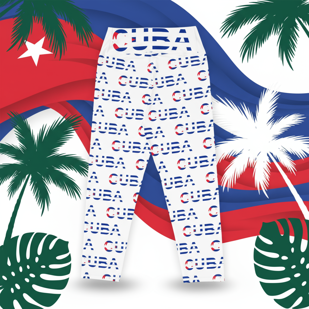 Cuba Yoga Capri Leggings
