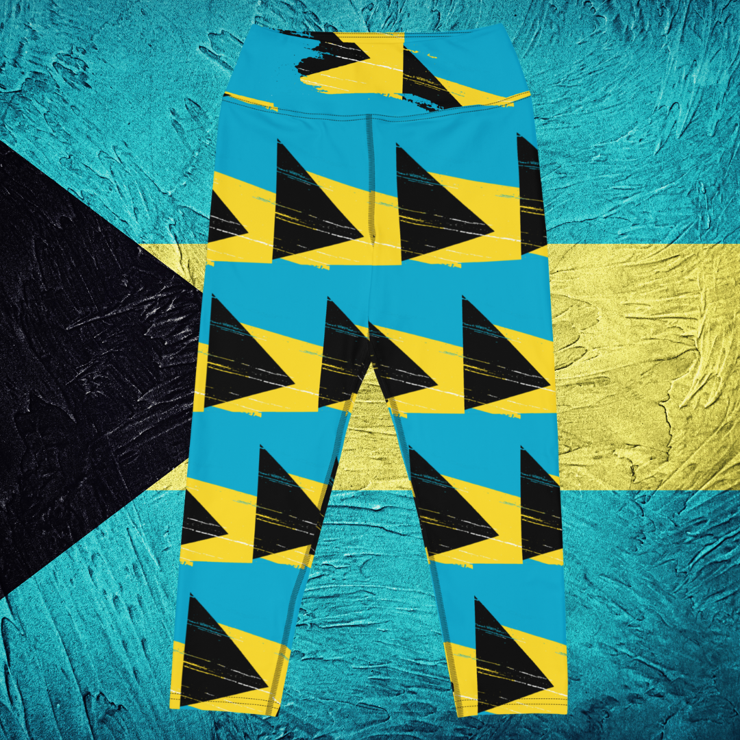 Bahamian Gyal Yoga Capri Leggings