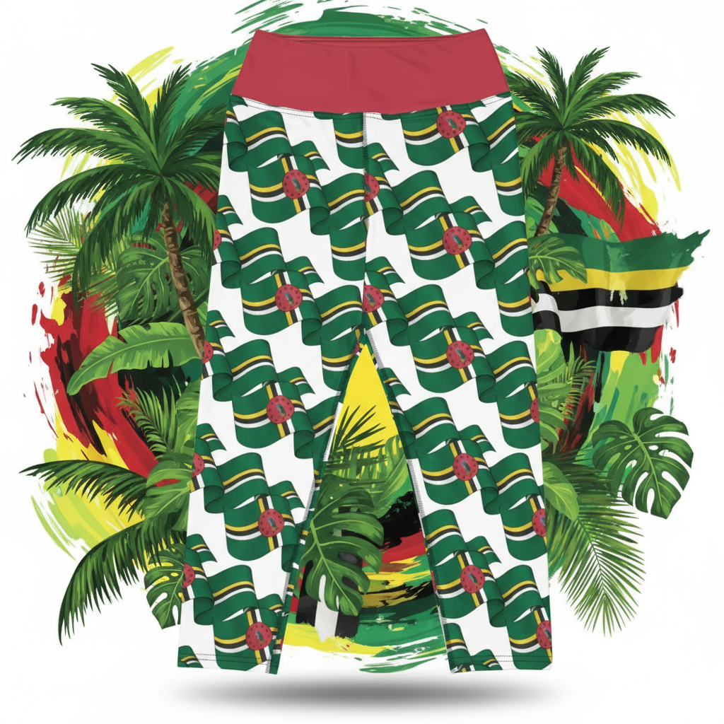 Dominica Wave Capri Leggings