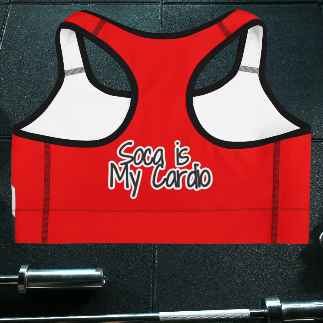 Soca is My Cardio Sports Bra