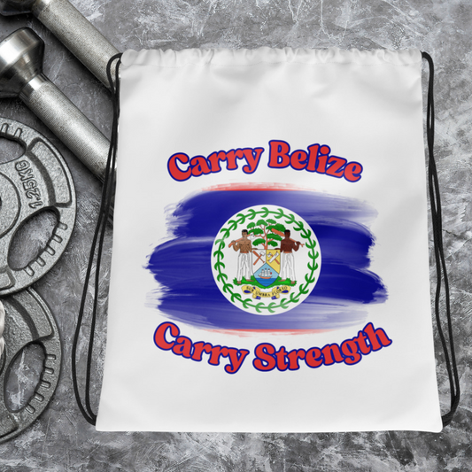 Carry Belize. Carry Strength. Drawstring Bag