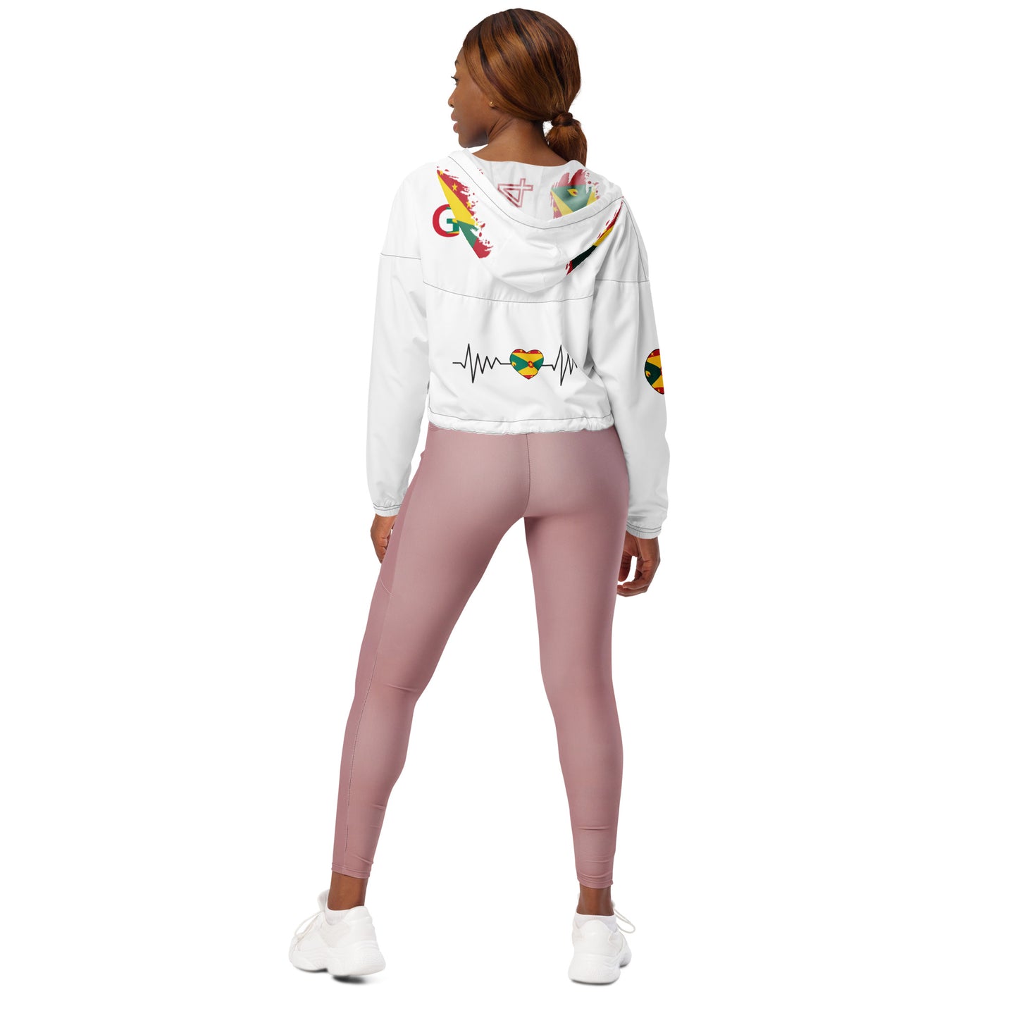 Grenada Pride Cropped Windbreaker