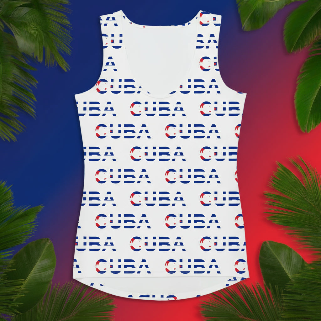 Gyal Infont Cuba Tank Top โ Fit Gyal Tings