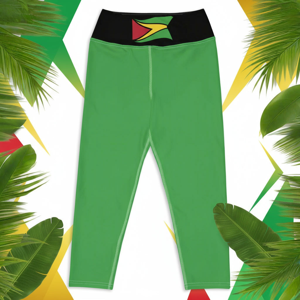 Gyal Infont Guyana Capri Leggings โ Fit Gyal Tings